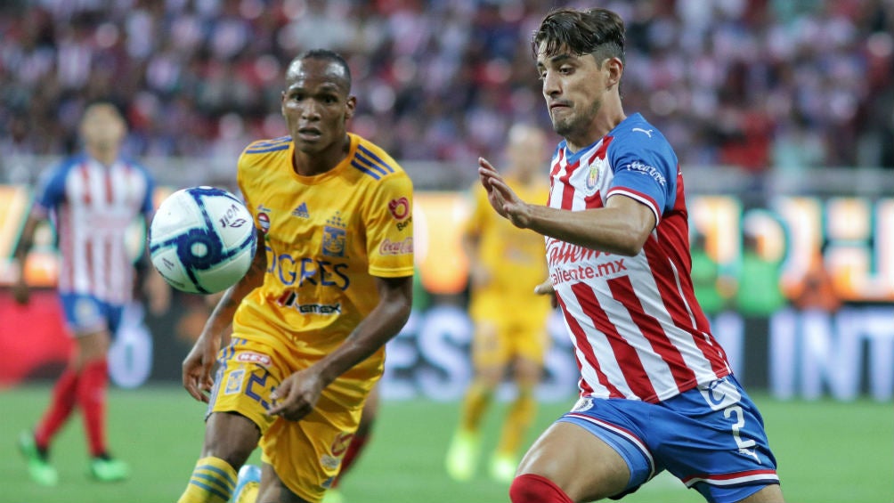 Van Rankin durante el partido ante Tigres de la jornada pasada