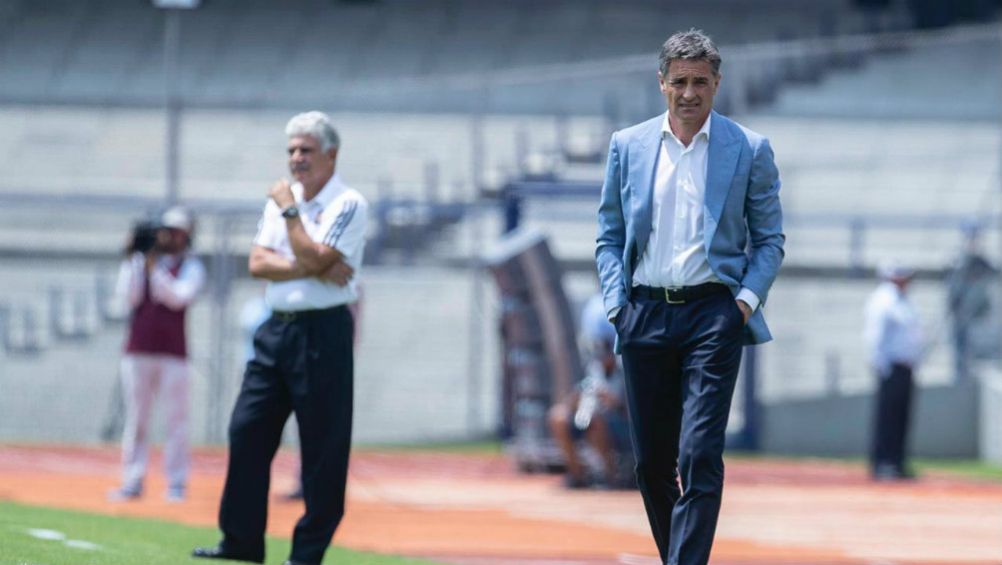 Míchel González, en el partido contra Tigres