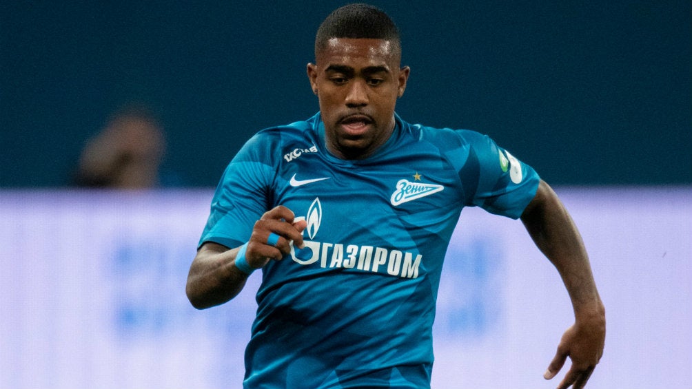 Malcom Silva, en su debut con el Zenit