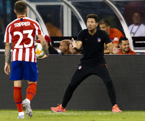 Diego Simeone, estratega colchonero, siempre intenso