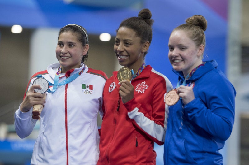 Ganadoras de medalla en la Final de Trampolín 3 metros