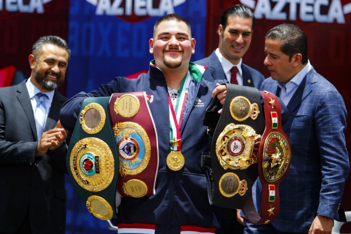 Andy Ruiz, durante un evento