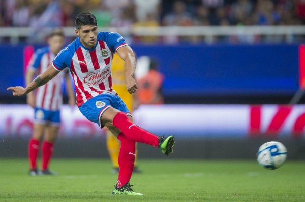 Pulido en acción durante un encuentro frente a Tigres