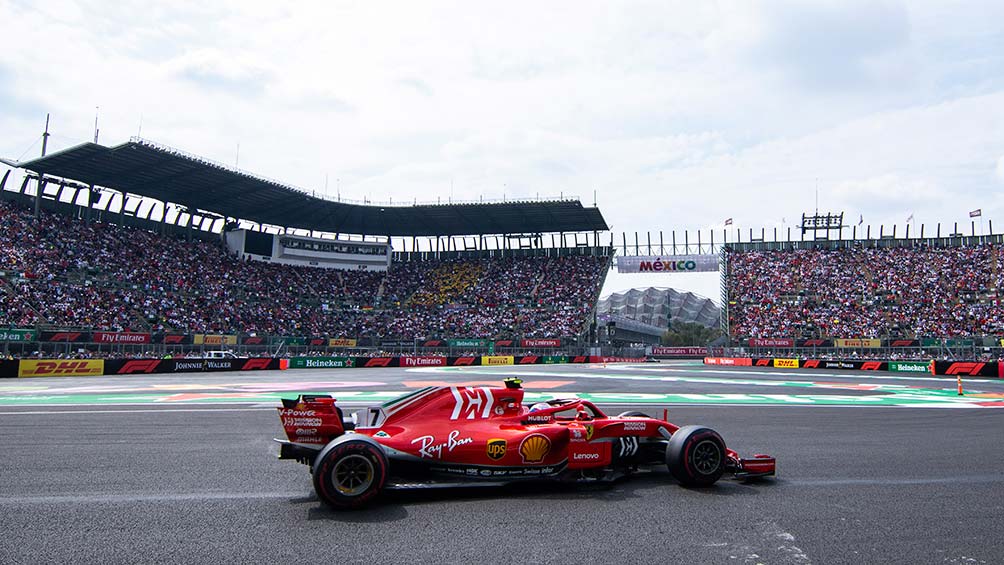 Monoplaza de Ferrari en el GP de México