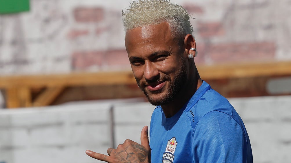 Neymar, durante un evento en Brasil 