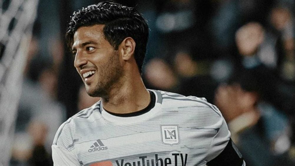 Carlos Vela en un partido de Los Ángeles