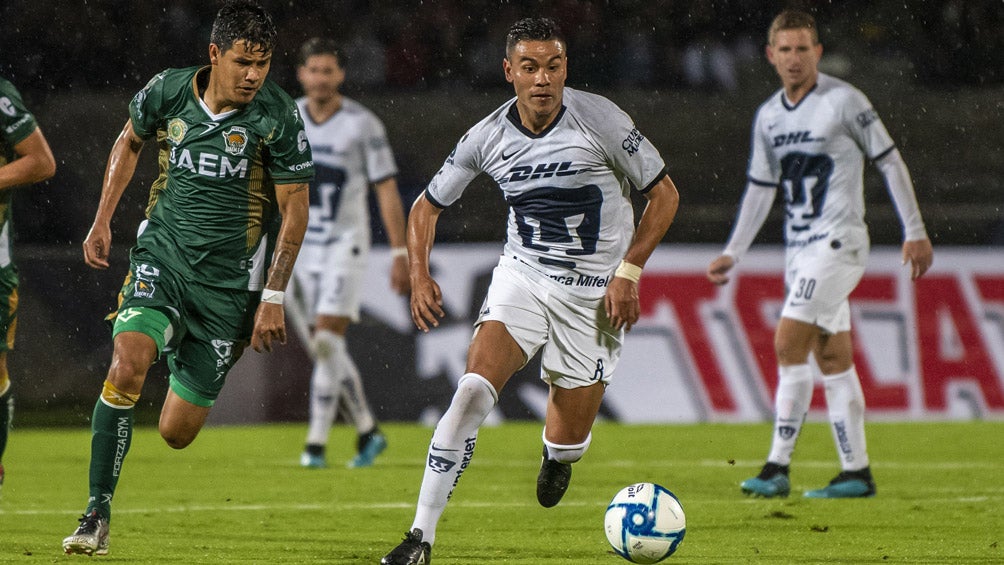 Pablo Barrera, durante el duelo ante Potros en CU