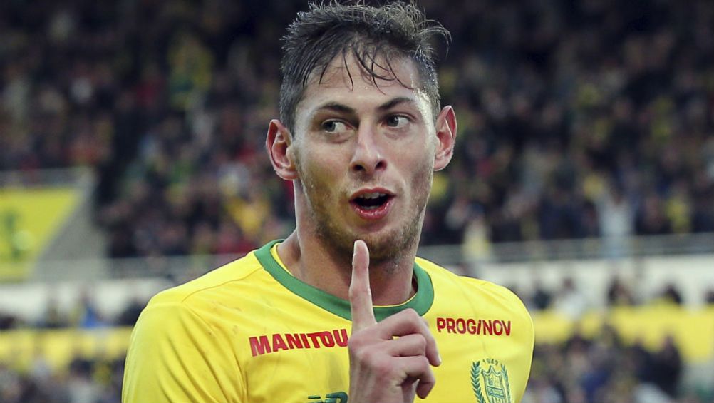 Emiliano Sala en un partido del Nantes