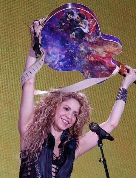 Shakira durante un concierto