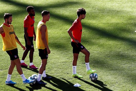 Joao Félix, en entrenamiento del Atlético de Madrid 