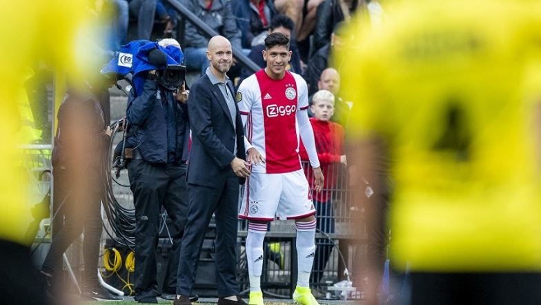 Momento en el que Edson Álvarez debutó con el Ajax