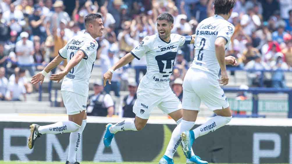 Ignacio Malcorra celebra su gol ante Veracruz