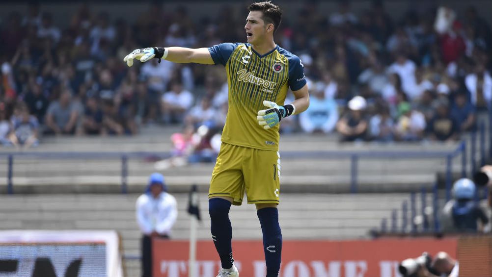 Sebastián Jurado, en el partido contra Pumas