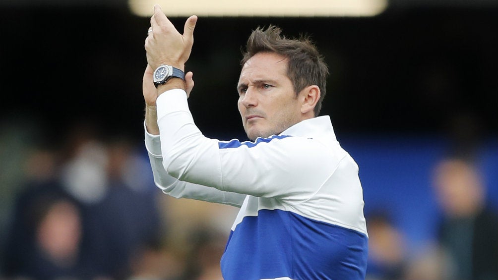 Frank Lampard durante un partido del Chelsea