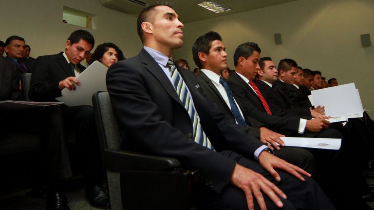 Marco Antonio Rodríguez, durante una conferencia 