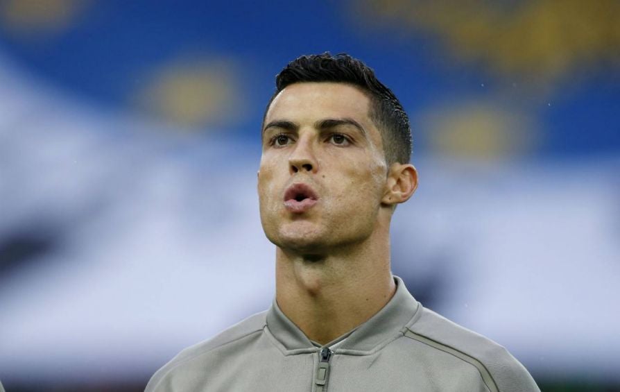 Cristiano, previo a un partido de Portugal