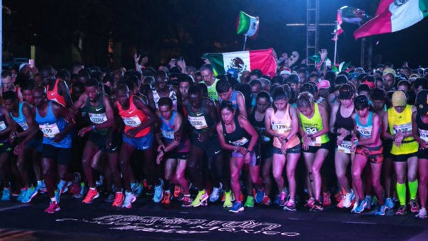 Corredores del Maratón de la Ciudad de México