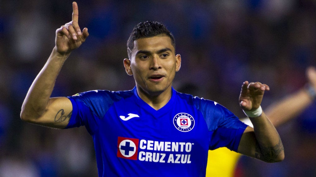 Orbelín Pineda celebrando su anotación de Leagues Cup