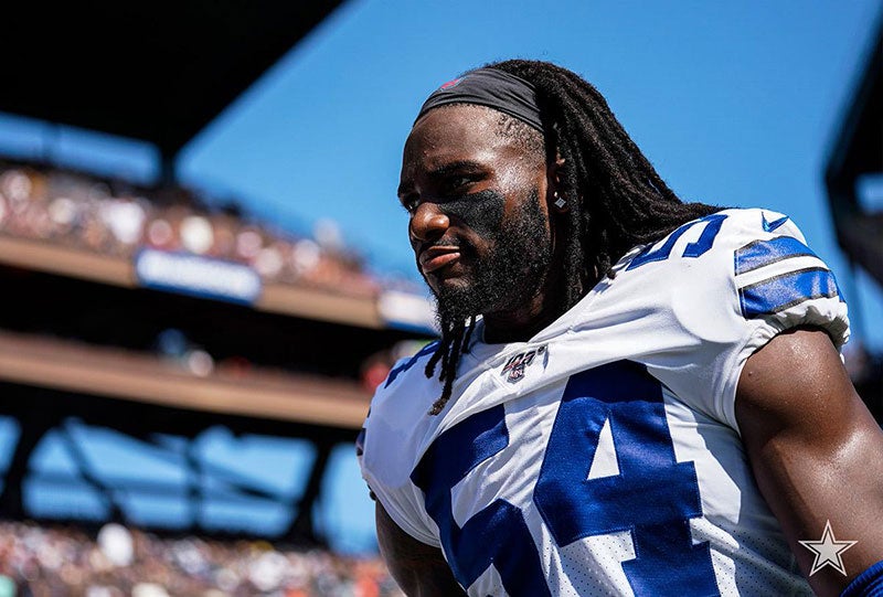 Jaylon Smith, en un partido de los Cowboys