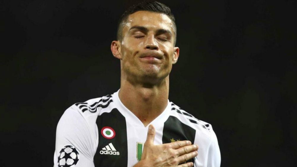 Cristiano, en un partido de la Juventus