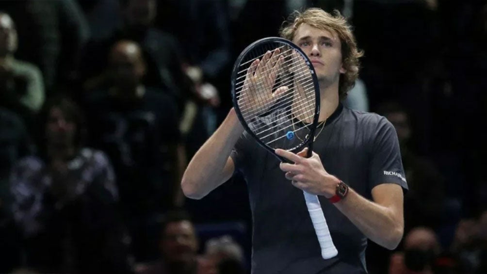 Alexander Zverev tras un partido