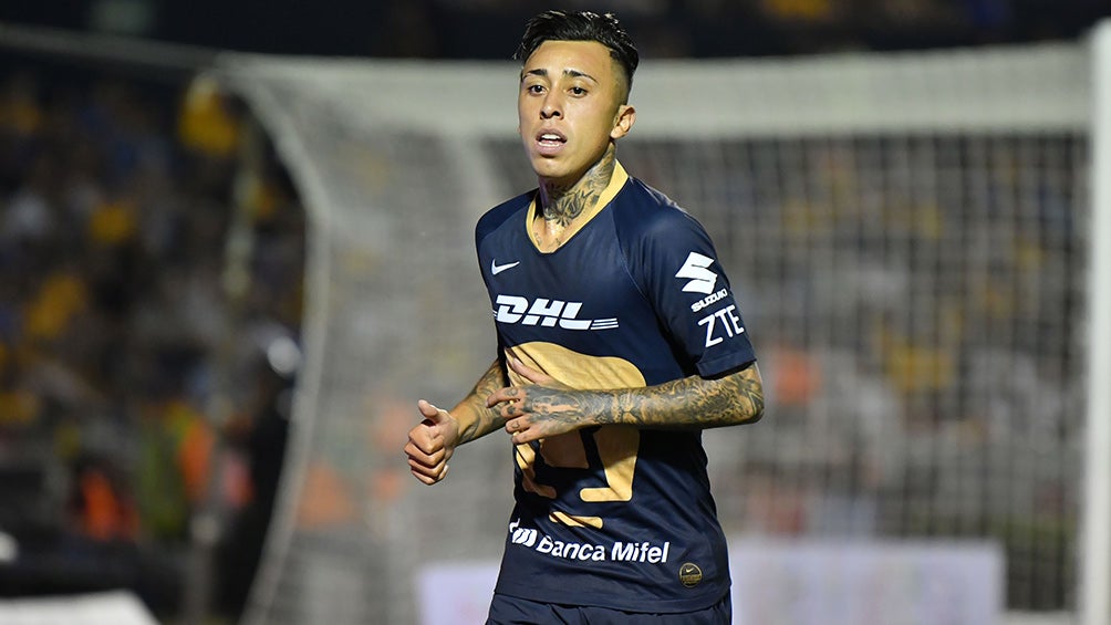 Martín Rodríguez, durante juego de Pumas 