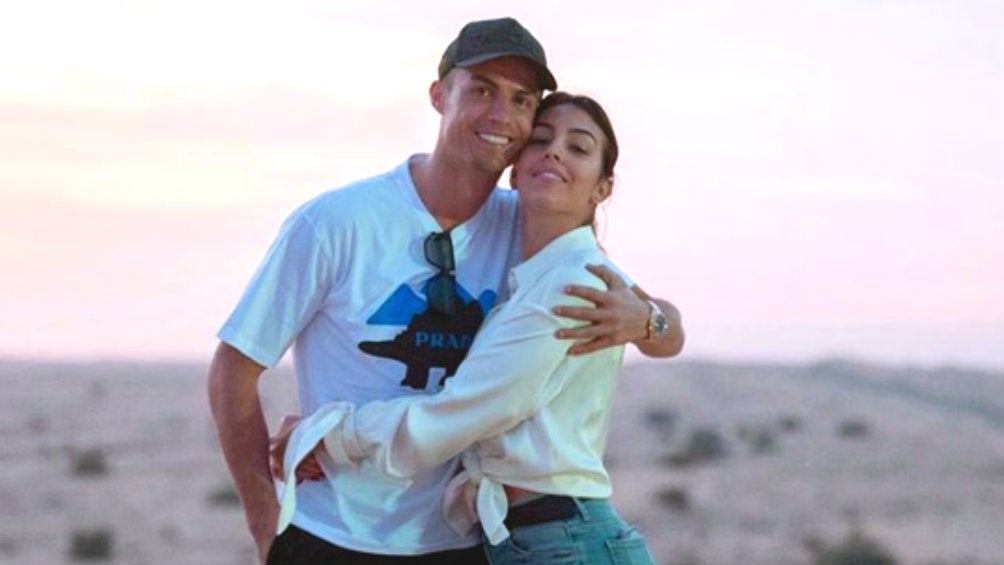 Cristiano Ronaldo junto a su pareja Georgina Rodríguez