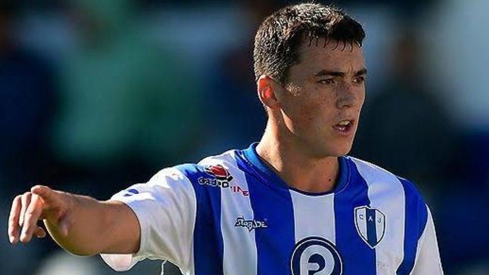 Federico Viñas, durante un partido de Juventud de las Piedras