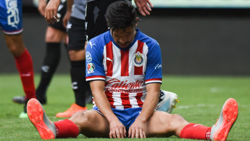 Oribe Peralta tras la derrota de Chivas con Necaxa