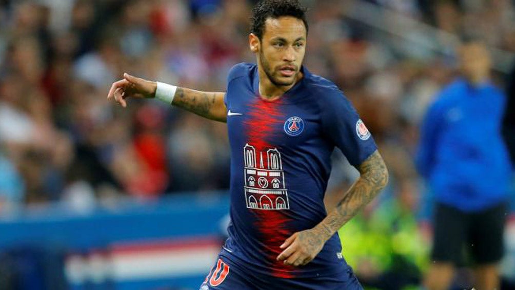 Neymar, durante un duelo con el PSG 