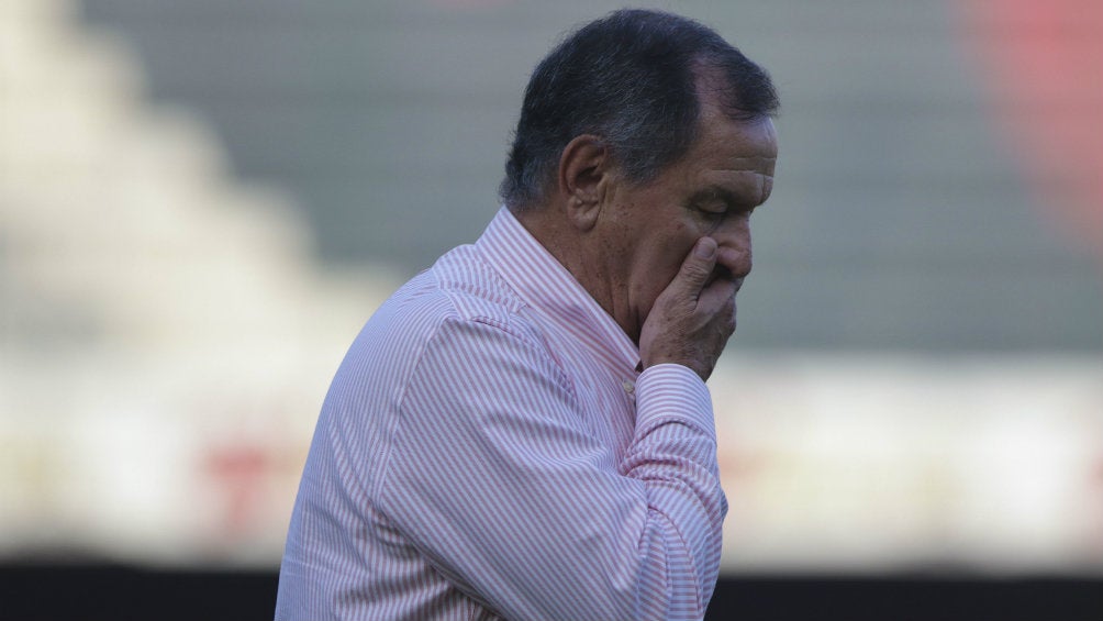 Enrique Meza durante un partido del Veracruz