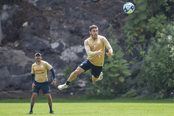 Pumas entrena de cara al juego contra Rayados