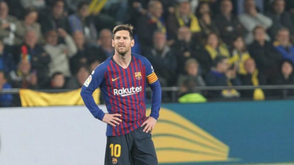 Messi, en un partido del Barcelona