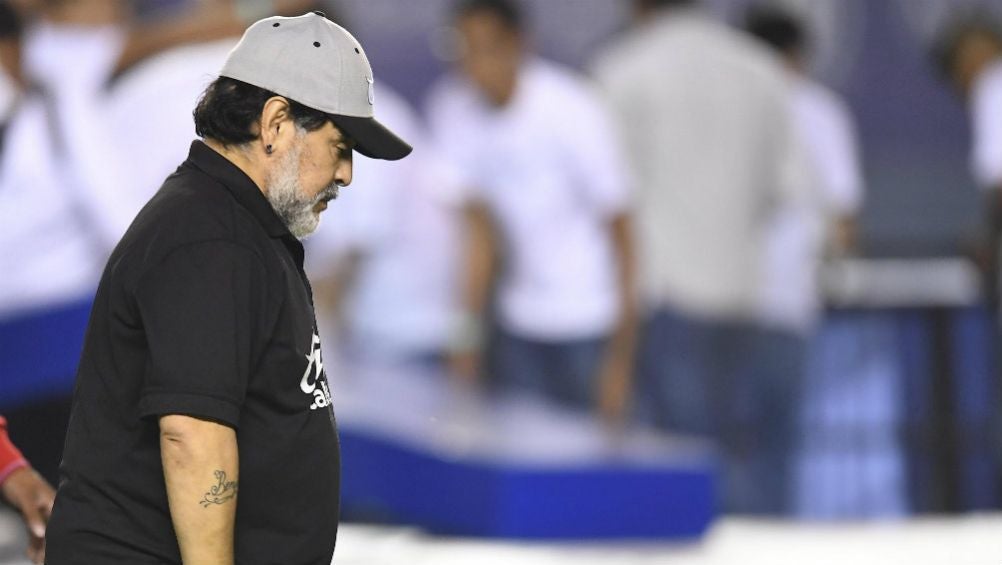 Maradona, durante su etapa en Dorados