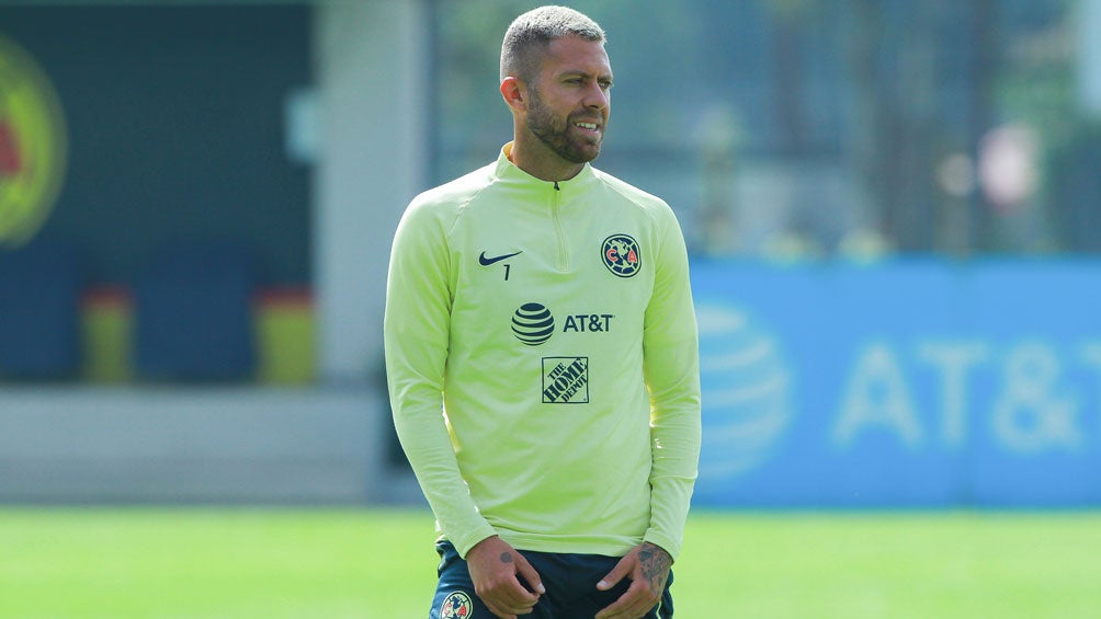 Jérémy Ménez, en un entrenamiento de América 