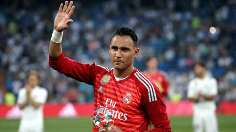 Keylor Navas tras ser reconocido como mejor portero de la Champions League