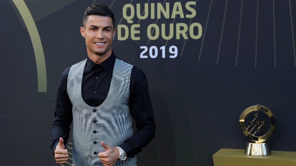 Cristiano Ronaldo durante las "Quinas de Oro"