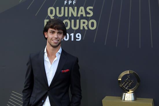 Félix, durante la Gala Quinas de Ouro