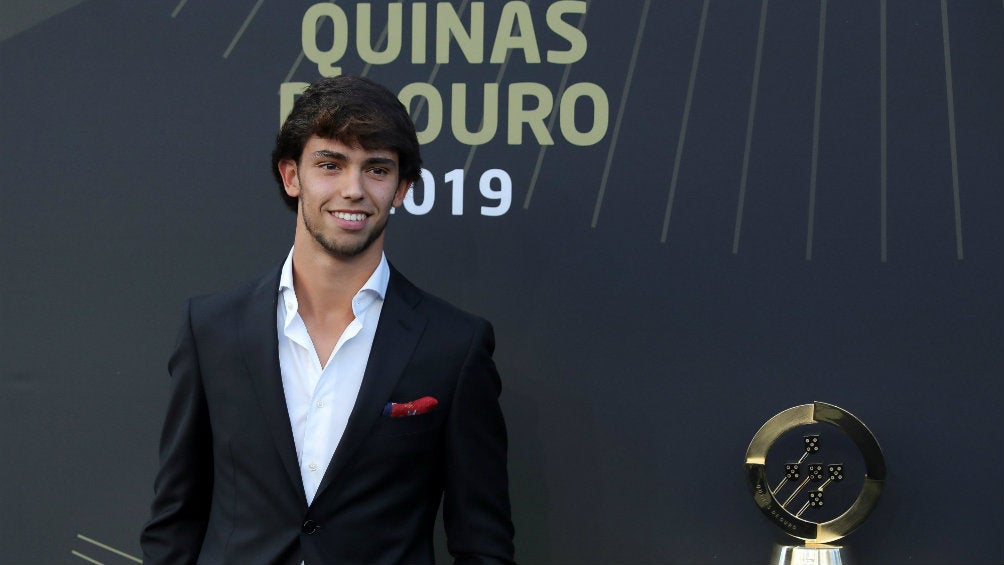 Joao Félix en la gala de los premios a mejor jugador de Portugal