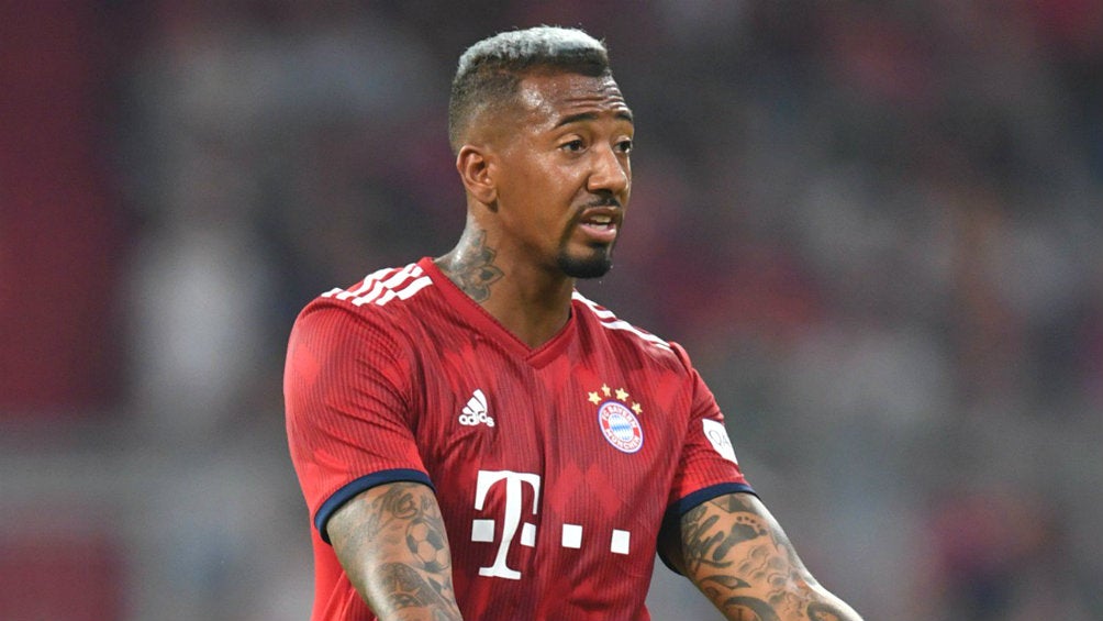 Jerome Boateng durante un partido con el Bayern Münich 