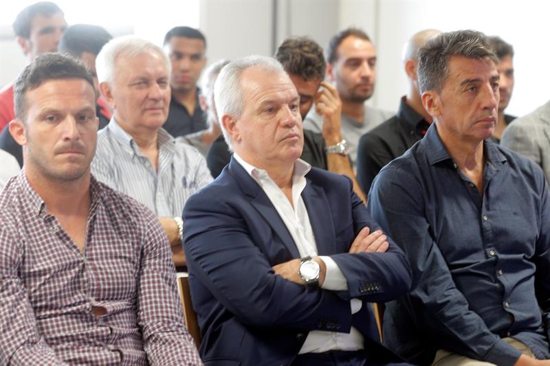 Javier Aguirre en la audiencia