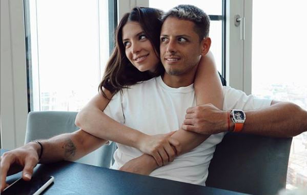 Sarah Kohan y Chicharito Hernández