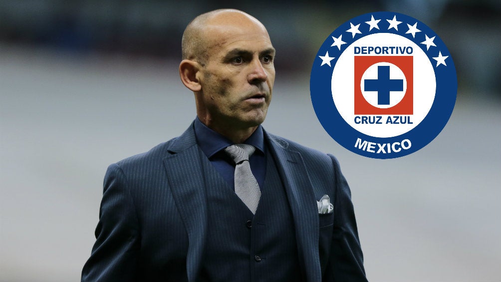 Paco Jémez cuando era entrenador del Cruz Azul