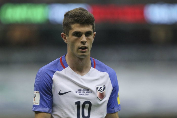 Pulisic, en un partido contra México