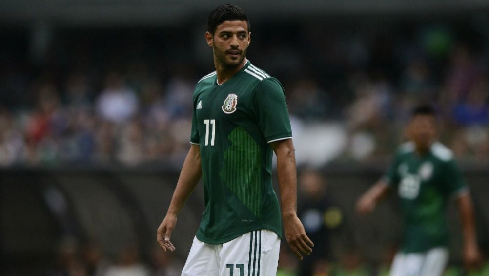 Vela, en un partido del Tricolor