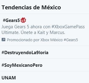 Tendencias en Twitter