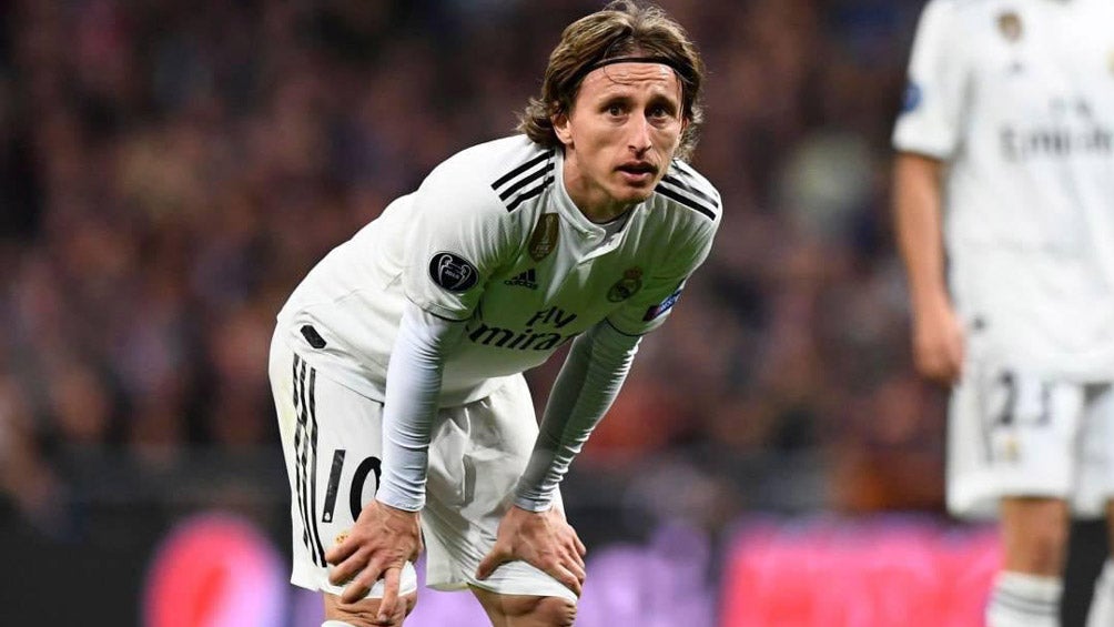 Luka Modric, durante un duelo con el Real Madrid 