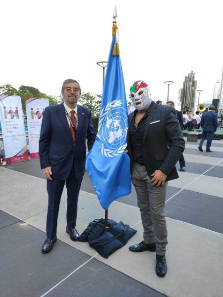 Juan Ramón de la Fuente junto a Dr. Wagner Jr.