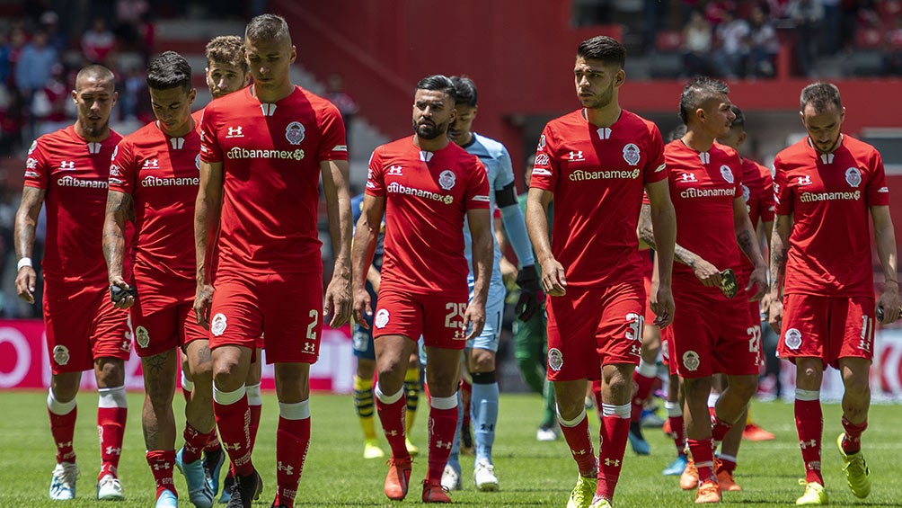 Jugadores del Toluca, decepcionados tras juego contra Morelia