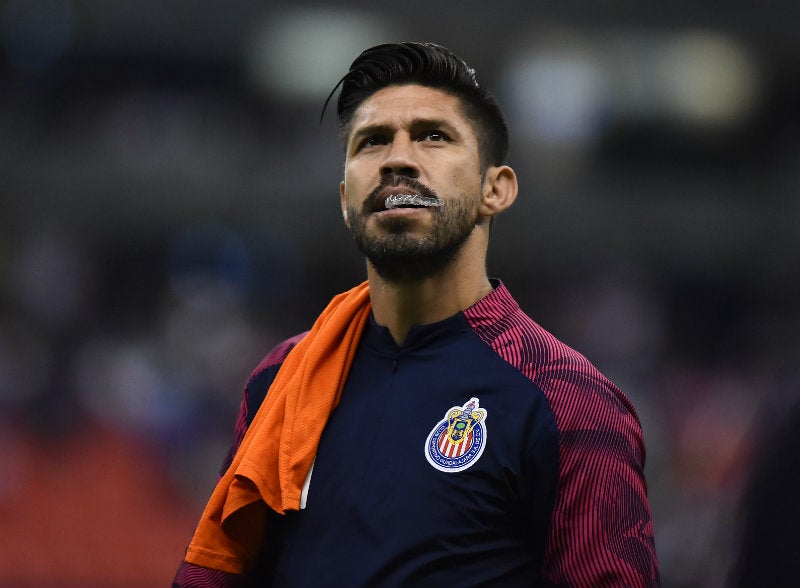 Oribe Peralta, previo a un juego de Chivas